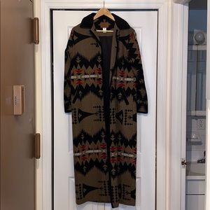Pendleton Wool Southwest Blanket Coat